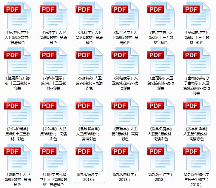超级福利!】整套20本人卫第9版医学教材PDF. 限时免费领! | 自由微信 ...