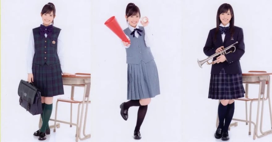 日本47地区女高校服全公开，裙子最短20cm！哪个县的款式最好看 